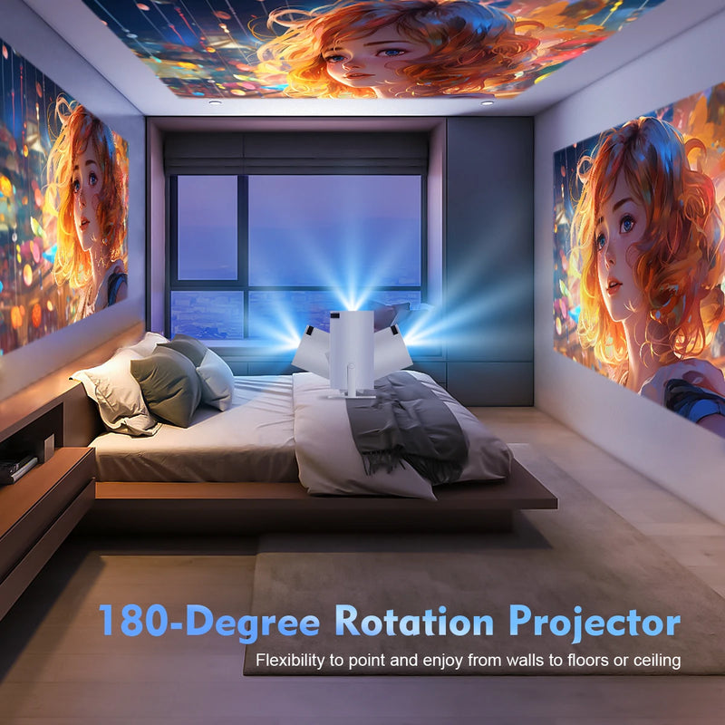 Magcubic Projector HY300 Pro 4K Cinema Em Casa