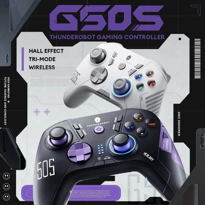Controle Sem Fio THUNDEROBOT G50S Compatível com Switch, PC, Android e iOS