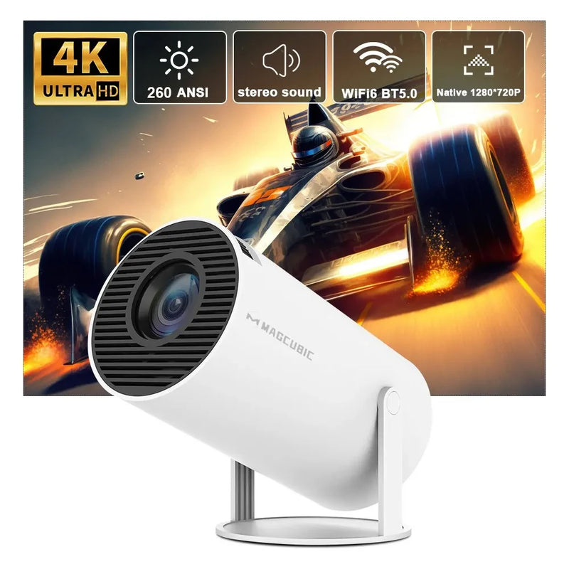 Magcubic Projector HY300 Pro 4K Cinema Em Casa