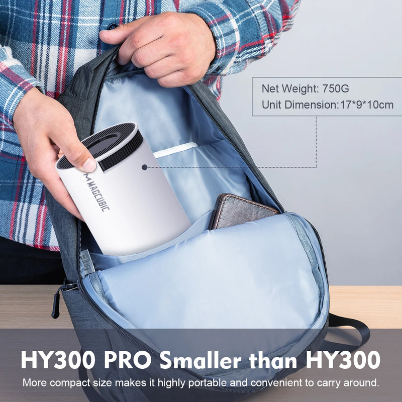 Magcubic Projector HY300 Pro 4K Cinema Em Casa