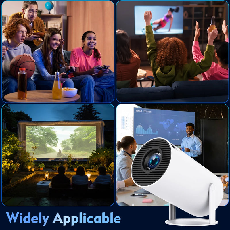 Magcubic Projector HY300 Pro 4K Cinema Em Casa