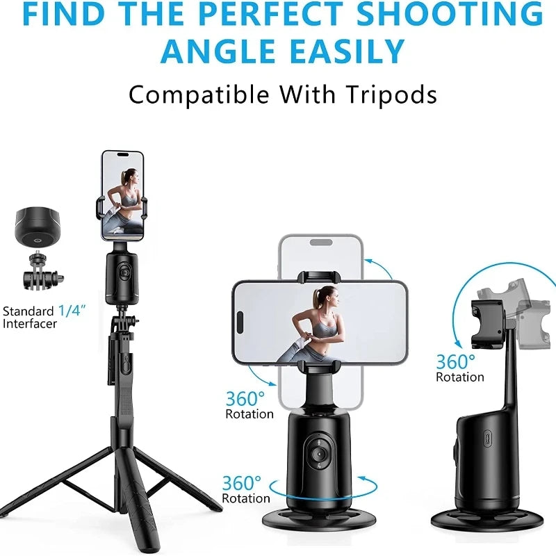 Estabilizador Gimbal com Rotação de 360°